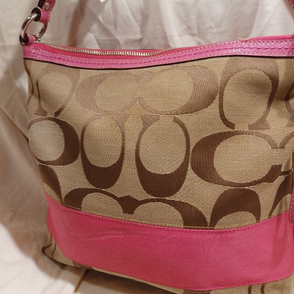 Coach stripe shoulder bag - Picture 4 of 9